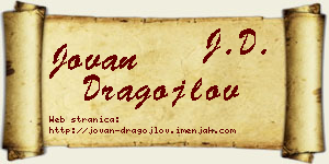 Jovan Dragojlov vizit kartica
